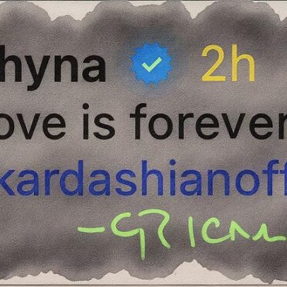 Blac Chyna e Rob Kardashian alimentam rumores de reconciliação com postagem enigmática