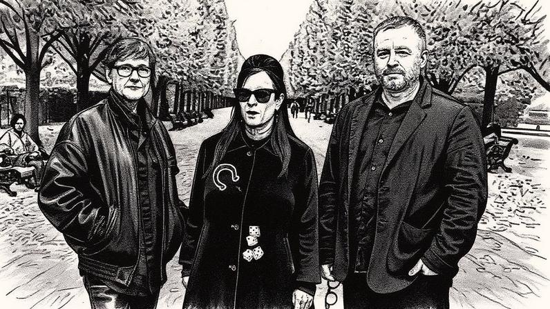 From left to right: gallerists Sadie Coles, Maureen Paley and Stuart Shave. Photo: David Owens