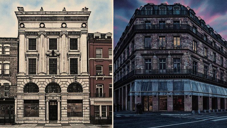 Left: Ibraaz, London. Right, Fondation Cartier, Paris Courtesy Ibraaz and Fondation Cartier