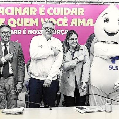 Ministério da Saúde inicia campanha nacional de vacinação para crianças e adolescentes