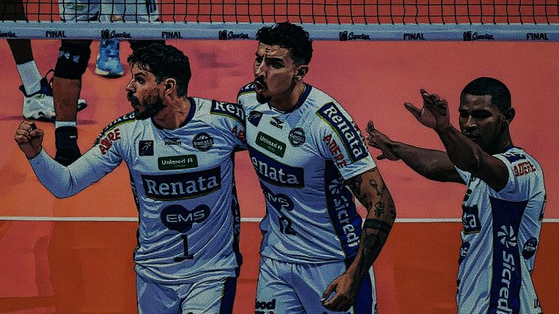 Vôlei Renata promove chuva de pelúcia durante jogo da Superliga (Foto: Reprodução)