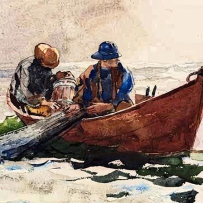A delicadeza das aquarelas de Winslow Homer ganha rara exibição em Boston