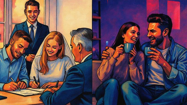 Desde 1988 a Constituição Federal equiparou os direitos e deveres entre casais em união estável e casamento civil para garantir igualdade jurídica. Foto: Reprodução