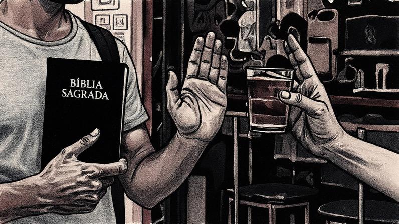 O cristão não deve ingerir bebidas alcoólicas tanto por questões de saúde como pelo testemunho. Foto: Repodução