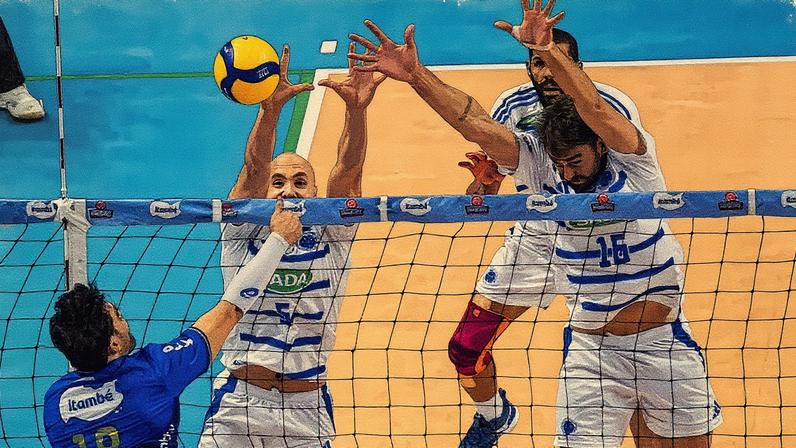 Cruzeiro é hexadecacampeão do Mineiro de vôlei masculino (Foto: Agência i7/ Sada Cruzeiro)
