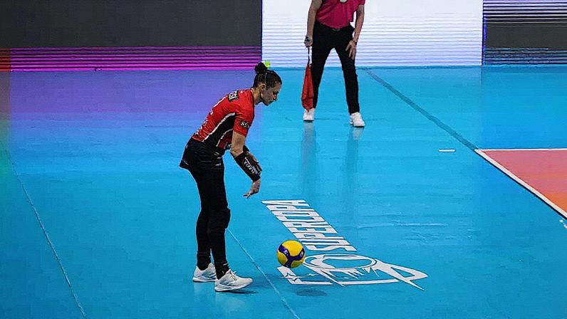 A capitã Dani Lins, durante disputa da Supercopa de Vôlei (Foto: Divulgação/ CBV)