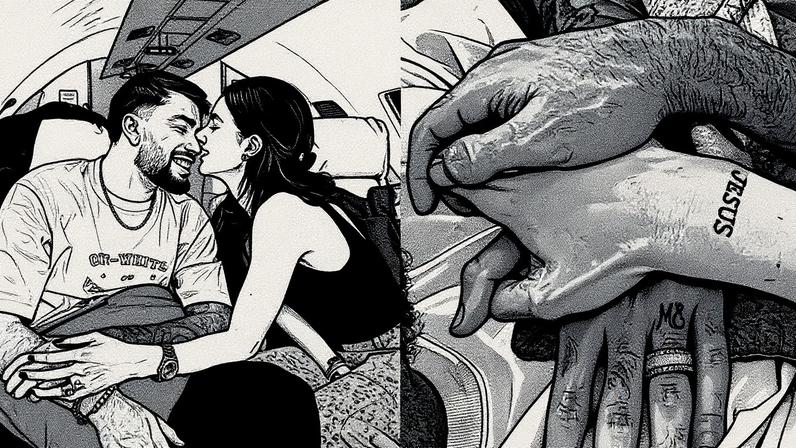 Após casamento de Mari Fernandez, Lucas Guedez surge na casa do ex, Carlinhos Maia — Foto: Reprodução/Instagram