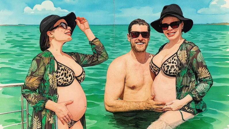 Paulinha Leite e Dakota Ballard — Foto: Reprodução/Instagram