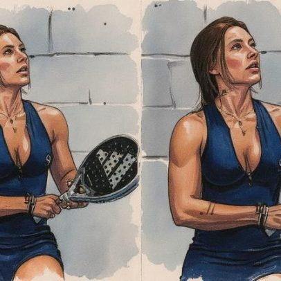 Virginia Fonseca exibe pernas torneadas ao jogar padel com Tainá Militão em Madri