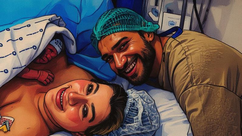 Nasce Elisa, filha de Niina Secrets e Guilherme Santos — Foto: @ellenbritofotografia