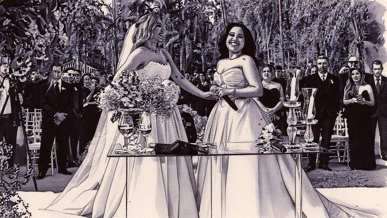 Mari Fernandez e Júlia Ribeiro — Foto: Eduardo Martins / Brazil News