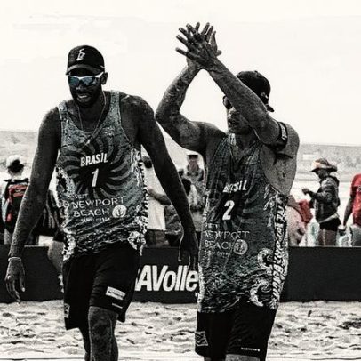 Brasileiros sobem ao pódio no Elite 16 de vôlei de praia
