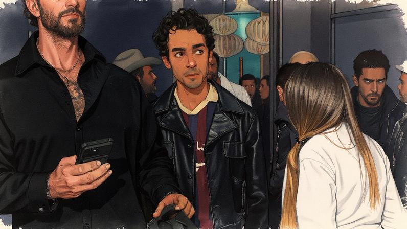 Joe Jonas was spotted intimately chatting with a mystery woman at Bad Bunny’s Miami party on Thursday. BACKGRID