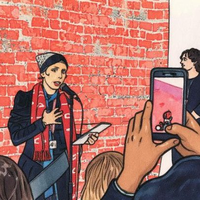 Sophia Al-Maria faz stand-up em Frieze London, arte de baixo custo