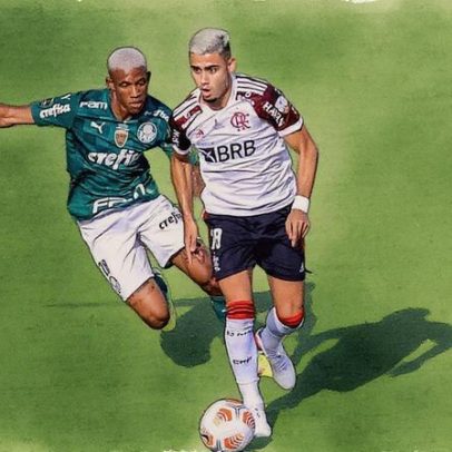 Flamengo e Palmeiras reeditam final da Libertadores de 2021