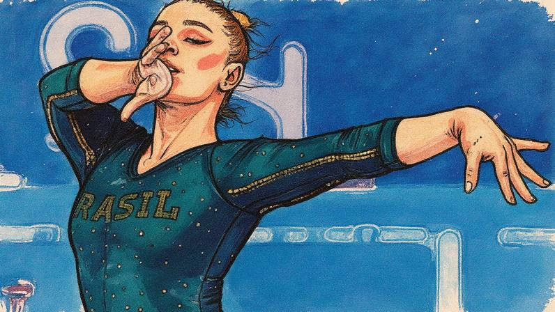 Flávia Saraiva é referência da seleção para Mundial de Ginástica (Foto: Ricardo Bufolin/ CBG)