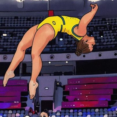 Flávia Saraiva brilha na trave e avança à final no mundial de ginástica