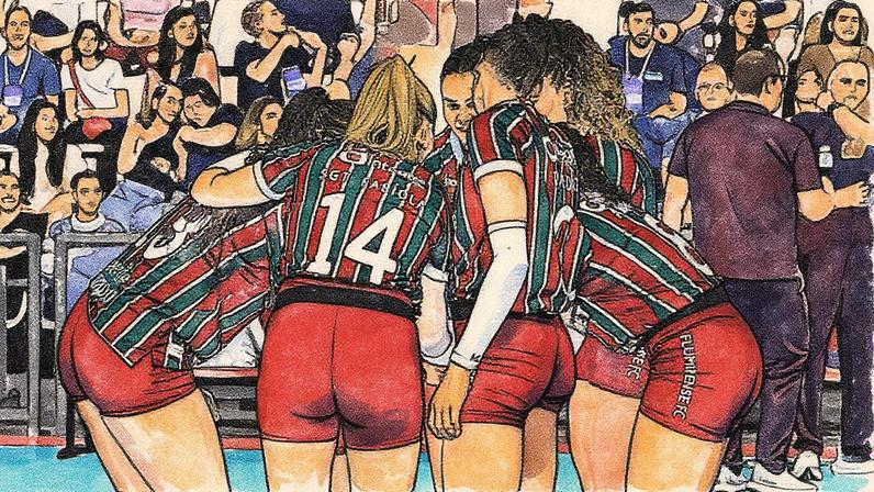 Fluminense é vice-campeão carioca de vôlei feminino 2025 (Foto: Marcelo Gonçalves/ FFC)