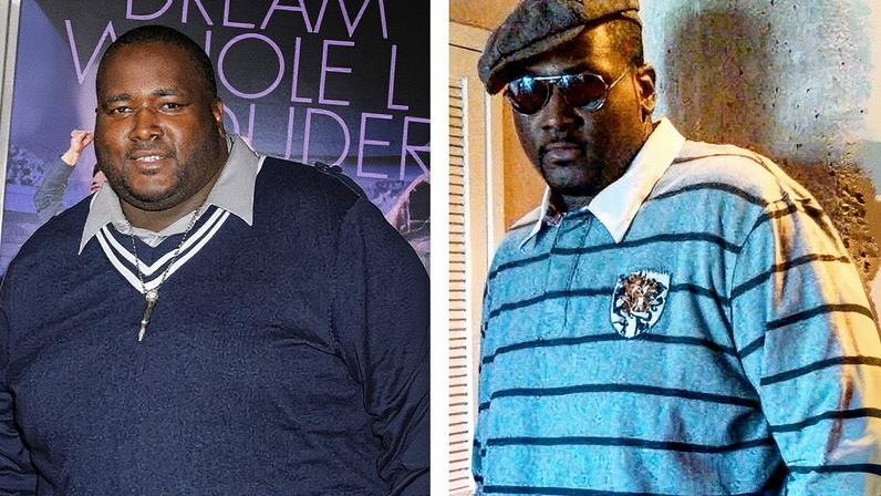 Quinton Aaron comemora perca 90kg de maneira saudável — Foto: Reprodução/Instagram