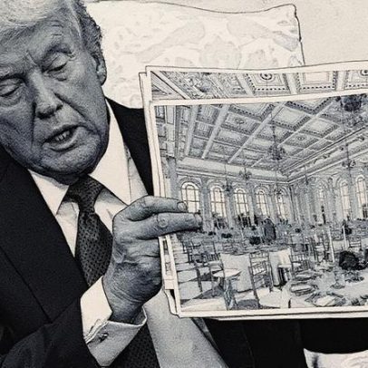 O design do salão de Trump pode não ser IA, mas continua um desastre