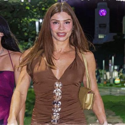 Grazi Massafera comenta look da festa do filho de Angélica e Huck