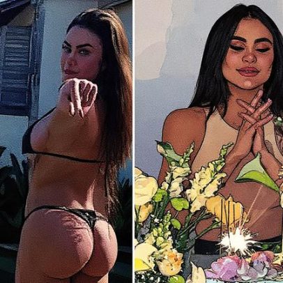 Ex-bailarina do Faustão presa celebra 34 anos com festa e piscina