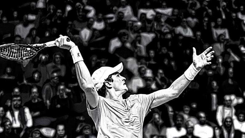 João Fonseca em ação no Masters 1000 de Paris (Foto: Corinne Dubreuil)