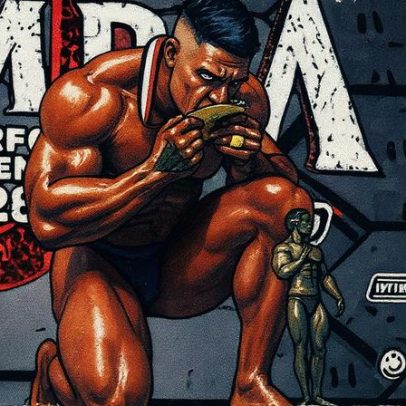 Ramon Dino recebe ajuda de rivais no palco do Mr. Olympia