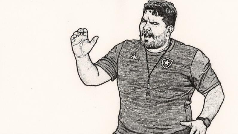 Eduardo Barroca teve destaque no Botafogo (Foto: Vítor Silva/Botafogo)