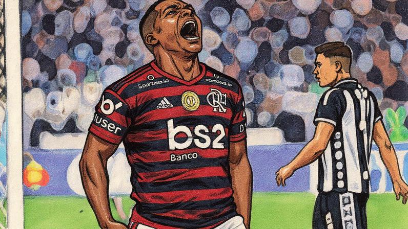 Lincoln comemora o gol da vitória do Flamengo sobre o Botafogo no Nilton Santos, em noite decisiva do Campeonato Brasileiro. (FCesar/Ofotografico/Lancepress!FCesar/Ofotografico/Lancepress!)