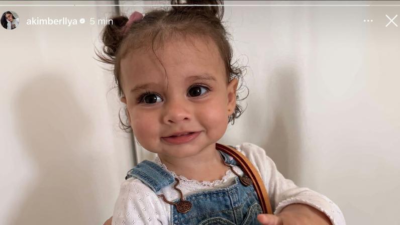 Helena, filha de Neymar e Amanda Kimberlly — Foto: Reprodução/ Instagram