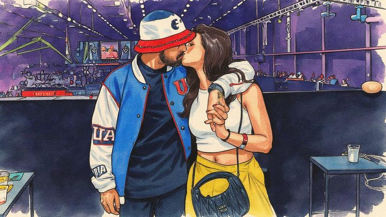 Caio Castro e Vitoria Bohn — Foto: Eduardo Martins / Brazil News