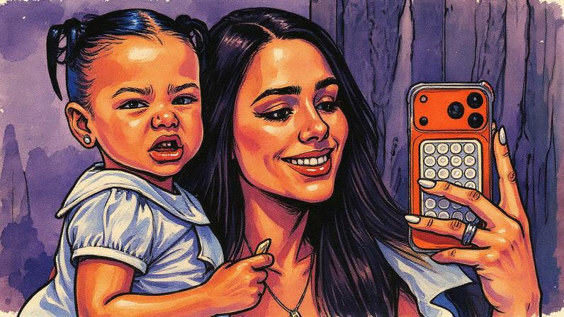 Bruna Biancardi curte sessão de cinema ao lado de Mavie, de 2 anos — Foto: Reprodução/Instagram