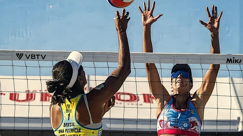 Ana Patrícia vai ao ataque na vitória sobre as americanas na decisão pelo bronze (Divulgação)