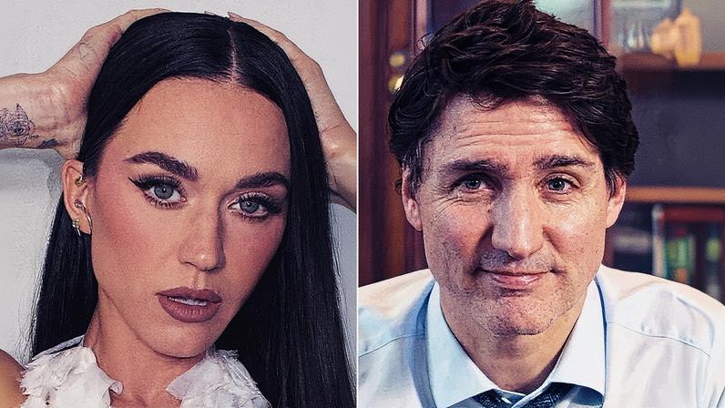 Katy Perry e Justin Trudeau — Foto: Reprodução/Instagram