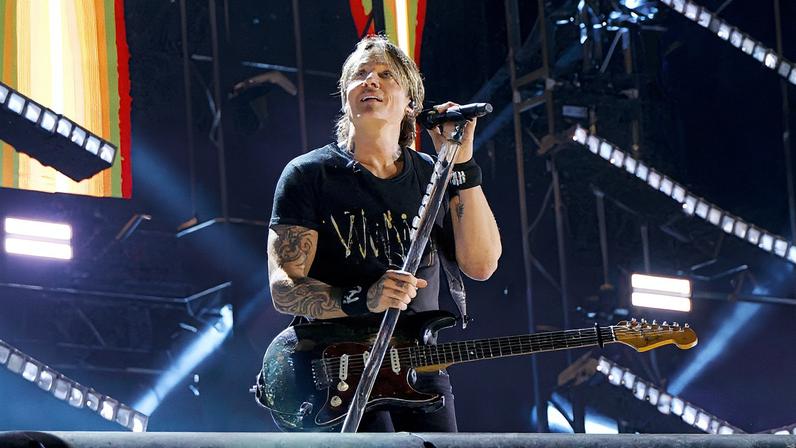 Keith Urban had a funny response to a fan who told him she shares the same name with his estranged wife, Nicole Kidman, at his Friday concert. Getty Images