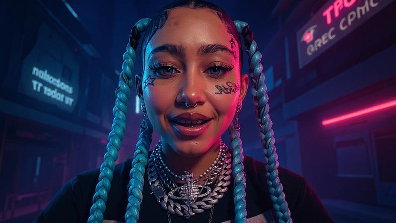 Kim Kardashian responded after her 12-year-old daughter, North West, received backlash for her recent bold look. kimandnorth/TikTok