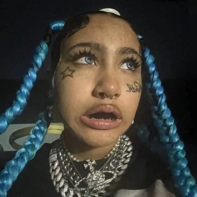 North West, filha de Kim Kardashian, exibe tatuagens falsas e piercings aos 12