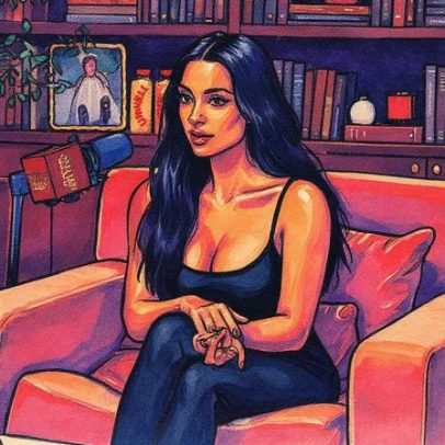 Kim Kardashian defende estilo de North West no programa de entrevistas com Alex Cooper