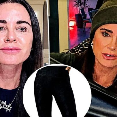 Kyle Richards não vive sem legging Spanx que a valoriza
