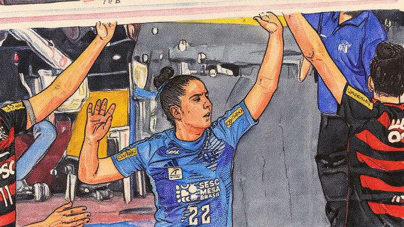 Marcelle em ação pelo Fluminense (Foto: Marina Garcia/ FFC)