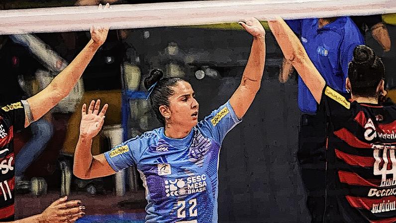 Laís, líbero do Sesc RJ Flamengo (Foto: Divulgação/ CRF)