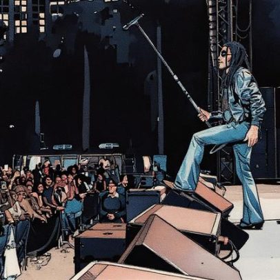 Lenny Kravitz faz show no festival de culinária e artes das Bahamas