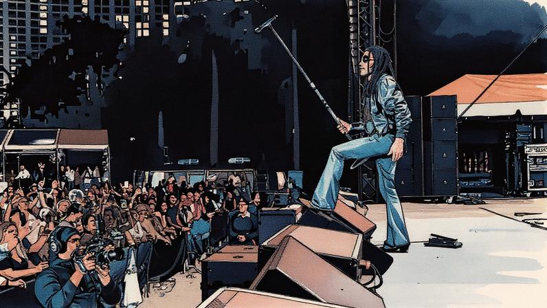 Lenny Kravitz had a homecoming concert at the 4th annual Bahamas Culinary & Arts Festival Friday. Mia Ross (Instagram/@rossss_mia)