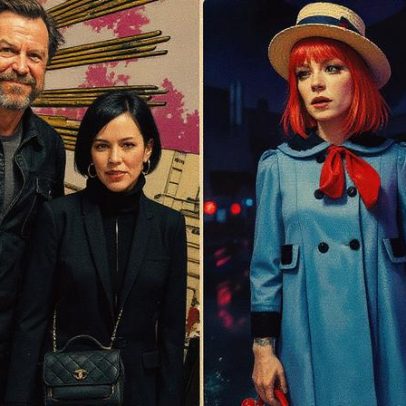 Lily Allen provoca dura a amante do ex de Harbour com fantasia de dia das bruxas