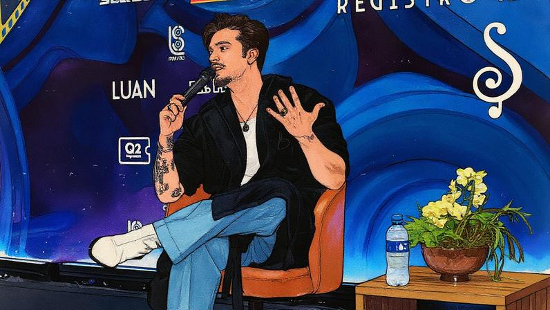 Luan Santana — Foto: Leo Franco/AgNews