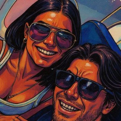 Casal Jakelyne Oliveira e Mariano curte lua de mel em Noronha