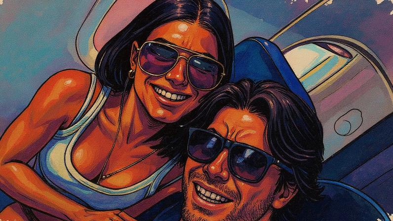 Mariano e Jakelyne Oliveira curtem lua de mel em Noronha — Foto: Reprodução/Instagram