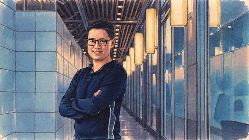 Caption: Associate professor of biology, director of scientific operations in Building 68, and HHMI Investigator Gene-Wei Li was inspired to step into the role of associate department head in part because of the way MIT Biology facilitates career development during every stage.