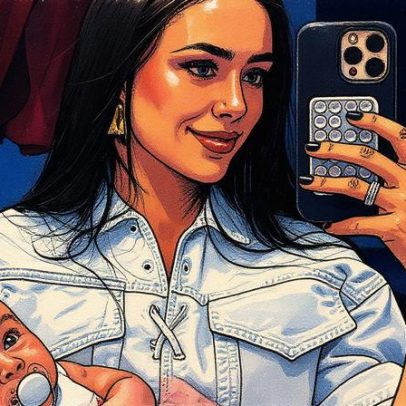 Bruna Biancardi encanta web com foto fofa da filha mais nova